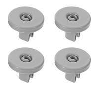 NOLITOY 4pcs Dishwasher Wheel Lower Rack Roller Dishwashing Basket Pulley Compatible for Select Dishwasher Models