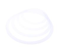 NOLITOY 4pcs Drum Mute Ring Set Snare Drum Dampener Circles for Sound Control Practice Accessories Portable Kit Silence Pads