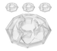 NOLITOY 4pcs Effects Pedal Spike Caps Pedal Button Toppers for Guitar Footswitch Protection Cap Plastic Guitar Knob