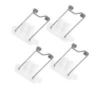 NOLITOY 4pcs Electric Clipper Replacement Parts Hair Trimmer Swing Head Guide Lightweight Plastic Stainless Steel Enhanced Trimming Accuracy for Home Use Salon Use