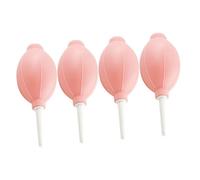 NOLITOY 4pcs Eyelash Dryer Air Blower for Lash Extensions Handheld False Lash Dryer with One-Way Air Intake Valve Speeds Up Glue Drying and Removes Eye Area Fumes Pink