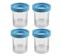NOLITOY 4pcs Fish Tank Hatching Isolation Boxes Large Blue Floating Breeding Separators for Guppy Betta Fish Nursery Aquarium Incubator Clear Reusable Fry Protection