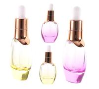 NOLITOY 4pcs Glass Dropper Bottle Oil Bottles for Kitchen Convenient Essential Oil Random Color