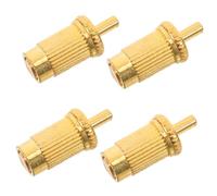 NOLITOY 4pcs Gold Tremolo Bridge Studs Screws Height Electric Guitar Saddles Replacement Anchors for String Tuning and Performance Enhancement