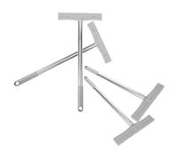 NOLITOY 4pcs Handheld Sign Rods Stainless Steel Portable Design Easy Disassembly for Events and Outdoor Use Multi-function Welcome Sign Holder Rod