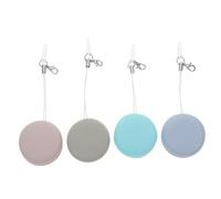 NOLITOY 4pcs Macaron Screen Cleaner Wipes for Phone Computer Camera Glasses Non-scratch Microfiber Cloths in Pink Blue Mint Khaki Portable Multi-use Cleaning Kit for Electronic Devices