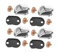 NOLITOY 4pcs Metal Drum Lugs Professional Snare Drum Connectors Accessories Tambourines Easy Installation Random Color