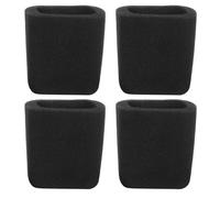 NOLITOY 4pcs Microphone Cover Mic Pop Filter Square Foam Windscreen Sleeve | Handheld Microphone Windscreen Compatible for Lewitt LCT240, Quick Slip-On for Noise Control During Live Performance