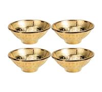 NOLITOY 4Pcs Mini Gold Bowls Set Waterproof Small Bowls for 1 Year Old Birthday Gift for S First Birthday Celebration