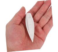 NOLITOY 4pcs Mini Sailboat Model for Fairy Garden and Sand Table DIY Plastic Nautical Boat Figurines with Realistic Detailing Ocean Theme Decoration for Home Office and Micro Landscape