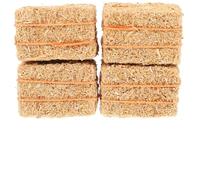 NOLITOY 4Pcs Miniature Artificial Haystack Dollhouse Decor Set with String, Mini Hay Bale for Dollhouse Yard Scene, DIY Farm Harvest Scene Accessories for Mini Garden Photography Props