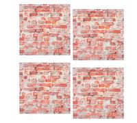 NOLITOY 4Pcs Miniature Dollhouse Tiles for Tiny House Decoration, Simulated Ceramic Floor Tiles for Kitchen Bathroom Living Room, Mini Accessories for ’ Craft and Doll Furniture