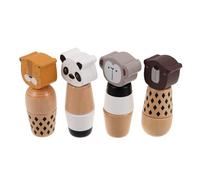 NOLITOY 4pcs Montessori Animal Screw Match Fine Motor Skill Building Blocks with Safe Rounded Edges for Early Education Interactive Sensory Play at Home Preschool and Parties