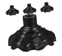 NOLITOY 4pcs Outdoor Moon Chair Foot Weather Resistant Camping Furniture Floor Sink Chair Leg Caps for Stable Uneven Surfaces