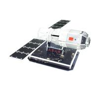 NOLITOY 4Pcs Paper Spacecraft Jigsaw Puzzle Spaceship Handcraft Model for Space Enthusiasts Assemble Black and White Satellite Shuttle Collection