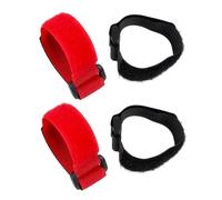 NOLITOY 4pcs Poultry Neck Belt Rooster Collar Adjustable Anti-crowing Soft Flexible Material with for Chickens Ducks Geese