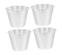 NOLITOY 4Pcs Pudding and Cake Molds for Baking Food Grade Safe Eco Friendly Jelly and Dessert Moulds Kitchen Bakeware for Elegant Homemade Cakes