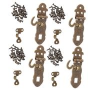 NOLITOY 4pcs Retro Notebook Latch Vintage Lock Buckles for Notepad Journal Diary Writing Guest Book Accessories Easy to Install
