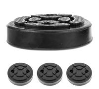 NOLITOY 4pcs round Rubber Jack Pads Floor Jack Lift Pad Adapter Car Jacking Pucks Prevent Auto Scratching Sturdy Non Slip Rubber for Workshop Use