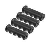NOLITOY 4pcs Rubber Handle Grip Covers Slip Trolley Cart Protector Ergonomic Design for Comfort and Cleanliness Fits Tube Handles for Supermarket Trolleys