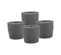 NOLITOY 4pcs Rubber Walker Tips Accessories Non-Slip Replacement Parts for Crutches, Shower Chairs, and Canes Standard Glide Feet Caps for Walking Aid in Indoor and Outdoor Use