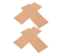 NOLITOY 4pcs Self-Adhesive Khaki High Heel Sole Protectors for Women Anti-Slip Shock Absorbing Insoles with Noise Reduction Wear-Resistant Forefoot Cushions for High Heels and Boots