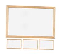 NOLITOY 4Pcs Small Compact Writing Boards Reusable Dry Erase Whiteboards for Notes Messages and Reminders Desktop Study Desk Whiteboard for Home School Office