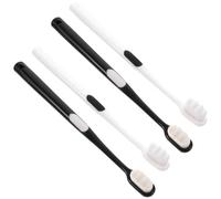 NOLITOY 4Pcs Soft Wave Bristles Toothbrush Set for Adults and Pregnant Women, Deep Gums Cleaning Oral Care Tool, Extra Soft Manual Toothbrush for Postpartum and Use Random Style