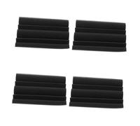 NOLITOY 4Pcs Soundproof Blocks Acoustic Bass Trap Panels for Studio Corner Noise Reduction and Sound Absorption with Dense Pores Fire-resistant for Recording Rooms