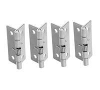 NOLITOY 4pcs Stainless Steel Spring Hinges Heavy Duty Self Closing Door Closer with Automatic Return Noise Reduction for Doors Windows Cabinets