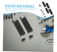NOLITOY 4pcs Stanchion Belt Heads Replacement for Standard Plastic Barrier Posts Retractable Pull Strap Design for Efficient Crowd Management and Quick Setup in Commercial and Public