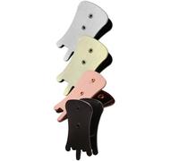 NOLITOY 4pcs Sturdy Steel Erhu Mutes Volume Adjustment Portable and Useful Erhu Practice Mute Clips Assorted Colour Will Not Damage for Quiet Practice