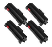 NOLITOY 4pcs Table Hockey Score Counters Accessories Plastic Scoring Units for Air Hockey and Foosball Tables Black Scorekeeper Boxes