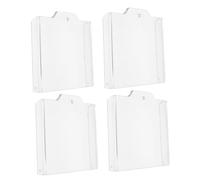 NOLITOY 4pcs Transparent Emergency Fire Safety Button Cover Push Button Protector with Weather-resistant Glass Break Shield Space-saving Design for Commercial and Residential Fire