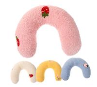 NOLITOY 4Pcs U-shaped Cat Neck Pillows for Indoor Cats Portable Small Kitten Sleeping Cushions Soft and Material Comfortable Cervical Support and Easy to Clean