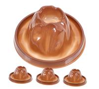 NOLITOY 4pcs Volcano Science Kits Realistic Eruption Model Bases for Lab Experiments Reusable Plastic Volcano Props Educational DIY