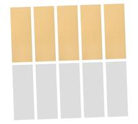 NOLITOY 5 Pairs Zinc and Copper Electroplating Strips for Fruit Battery Science Experiments DIY Primary Battery Materials Educational Stem Kit