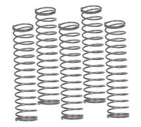 NOLITOY 5 Pcs Silver Trumpet Button Springs Stainless Steel Replacement Accessories Compact Easy to Install for Trumpet Button Parts