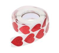 NOLITOY 500pcs Heart Shape Decorative Stickers Removable Tanning Labels for Body Wrapping Easy Apply and Residue- Multi-Surface Use for Party Bakery and Valentine Day Decor
