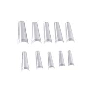 NOLITOY 500pcs Natural Color Fake Nail Tips Display Boards for Manicure Art Smooth Practice Palette for Nail Enthusiasts Convenient for Adding and Reordering Tips
