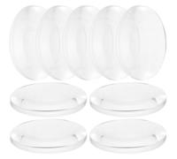 NOLITOY 50Pcs 25Mm Double Convex Lenses Optical Physics Teaching Tools Science Experiment Learning Aids for DIY and Educational Use
