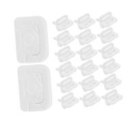 NOLITOY 50pcs Anti-Electric Shock Plug Protective Covers for Outlets Childproof Electrical Outlet Protectors with Design Secure Socket Safety Plug Covers for Proofing in Bedrooms Nurseries