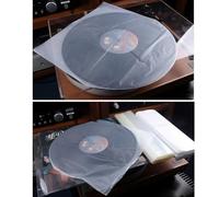 NOLITOY 50Pcs CD Sleeves Plastic Storage Bags Sturdy Scratch Resistant for 12Cm Discs Suitable for Media Protection