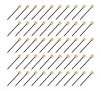 NOLITOY 50pcs Copper Head Iron Nails for Furniture Decoration and Picture Hanging Fixing Pins for Sofas Chairs Cork Boards Home and Office DIY Projects