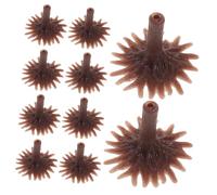 NOLITOY 50Pcs Durable Plastic Model Tree Bases for Miniature Landscape Scenery Stable Support for DIY Model Trees Railroads and Dioramas