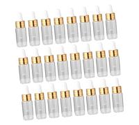 NOLITOY 50pcs Glass Dropper Bottles Transparent Travel Vial Container for Essential Oils Perfume Lotion Subpackaging Dispenser for Daily Use and Travel