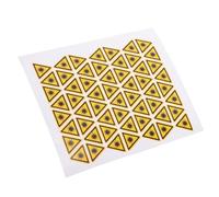 NOLITOY 50pcs Laser Warning Stickers Triangle Decal Cautious Safety Sign Labels for Laser Equipment Hazard Communication Workplace Protection