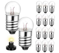 NOLITOY 50pcs Light Bulbs for School Circuits Electrical Lab Supplies Physics Experiment Lamps for Primary and Middle School Science Teaching