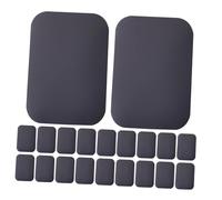 NOLITOY 50pcs Matte Black Adhesive Metal Plates for Phone Magnet Mounts Ultra-thin Replacement Magnetic Stickers Compatible with Smartphones Secure Strong Hold for Magnetic Phone Stands