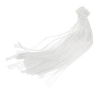 NOLITOY 50pcs Mesh Grocery Bags Net Bag Fruit Net White Pe Material Quick to Dry Breathable Simple Structure for Supermarket Fruit Packaging